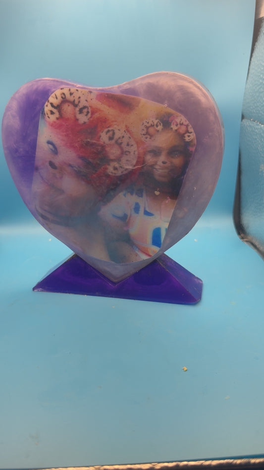 Large heart picture frame
